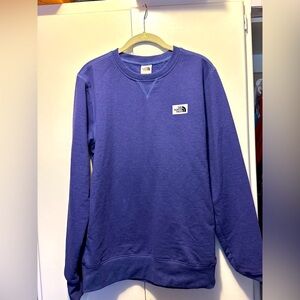 North face blue crew